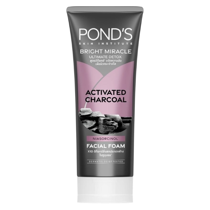 Pond'S Bright Miracle Ultimate Detox Activated Charcoal Facial Foam 90 G.