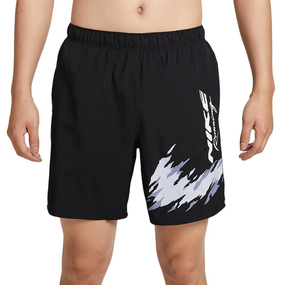 NIKE Challenger Men Running Shorts Black - NI083AP791ENTH Size - M