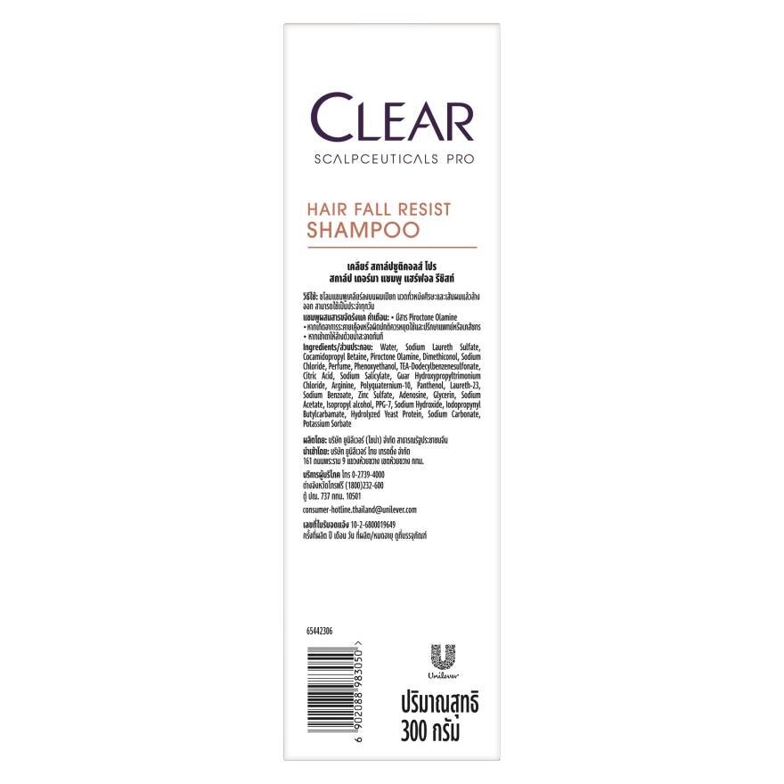 Clear Saclpceuticals Pro Scalp Derma Shampoo Hair Fall Resist 300 G.