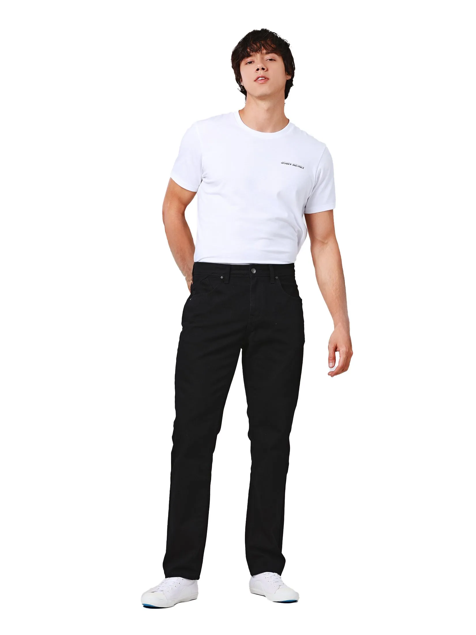 JOHN HENRY Men's Jeans (Regular Fit) DENIM Black