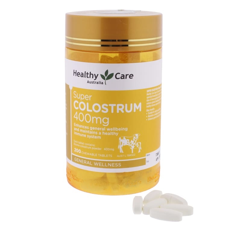 Колострум Молозиво Colostrum Healthy Care 400 мг 200 капсул