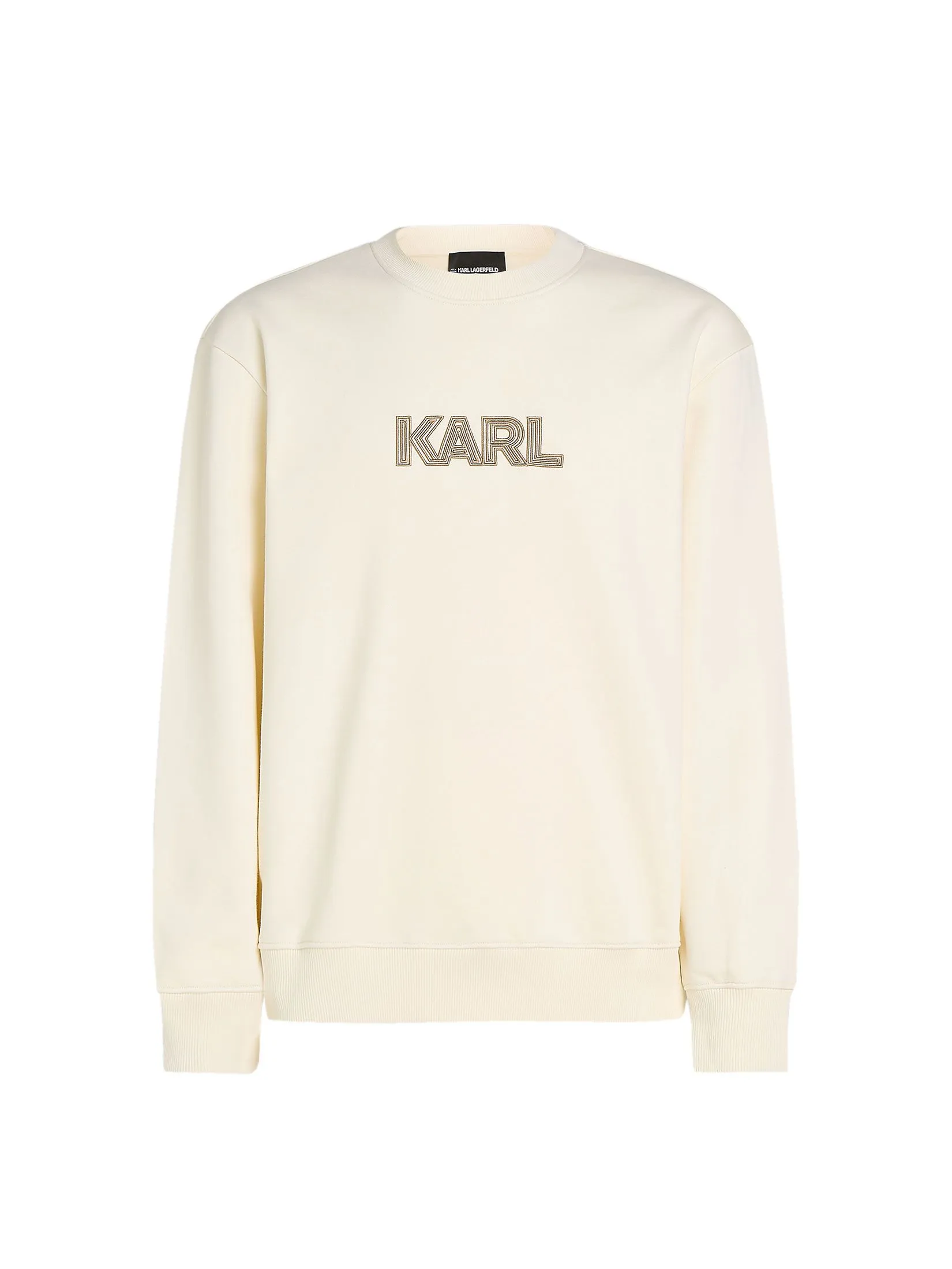 KARL LAGERFELD ART DECO LOGO SWEATSHIRT PRISTINE