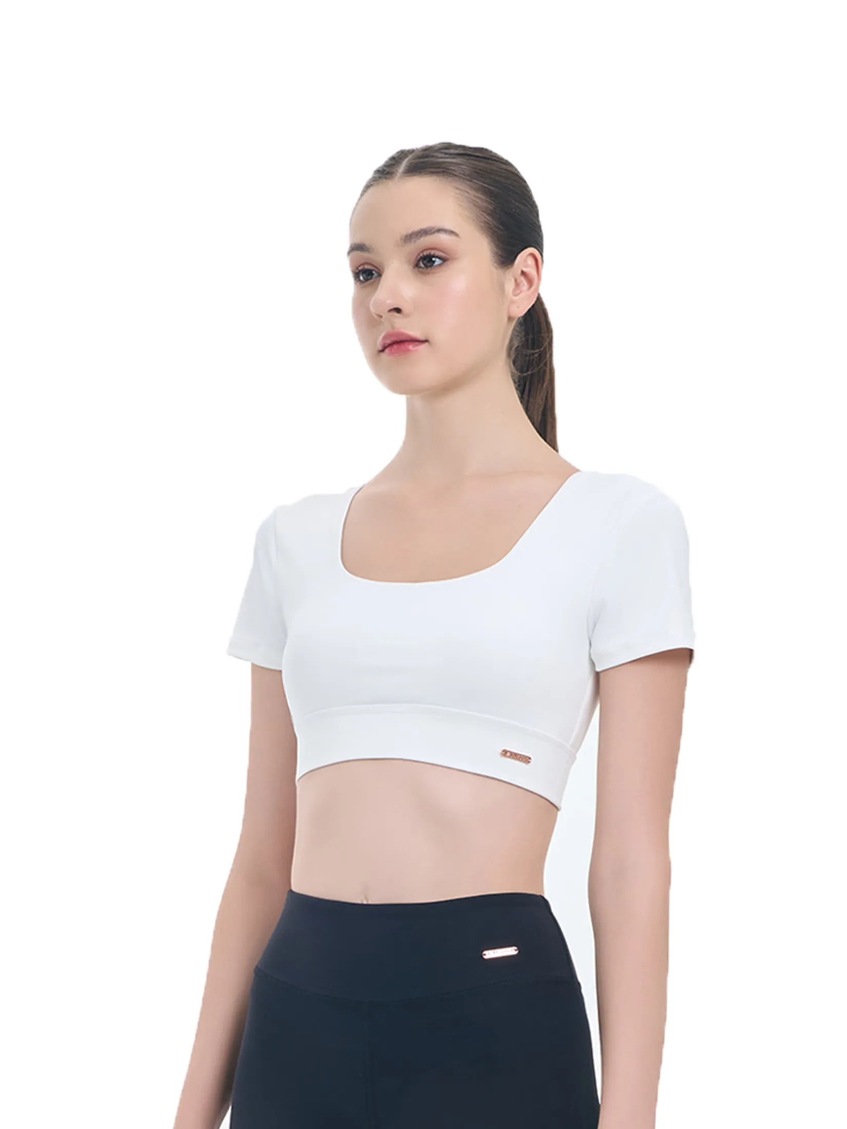 VANESSE White LADIES CROP BRA (029093)