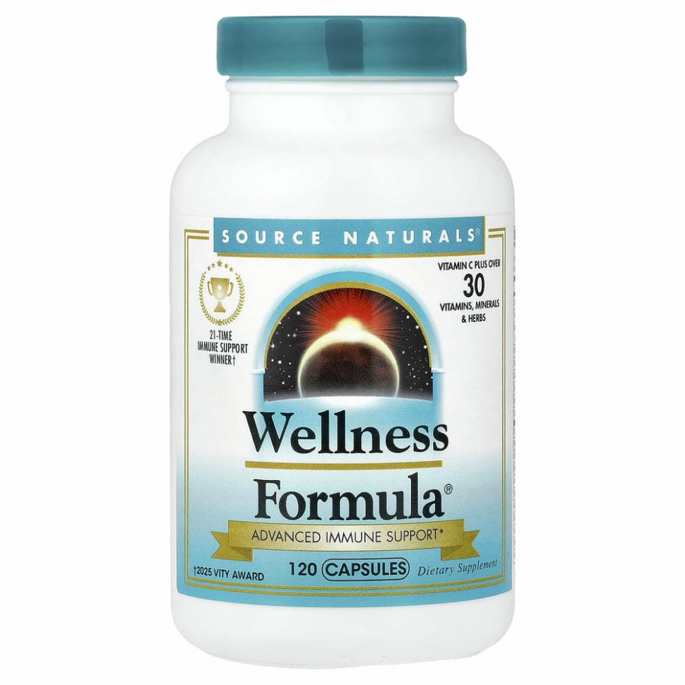 Source Naturals, Wellness Formula, 120 капсул