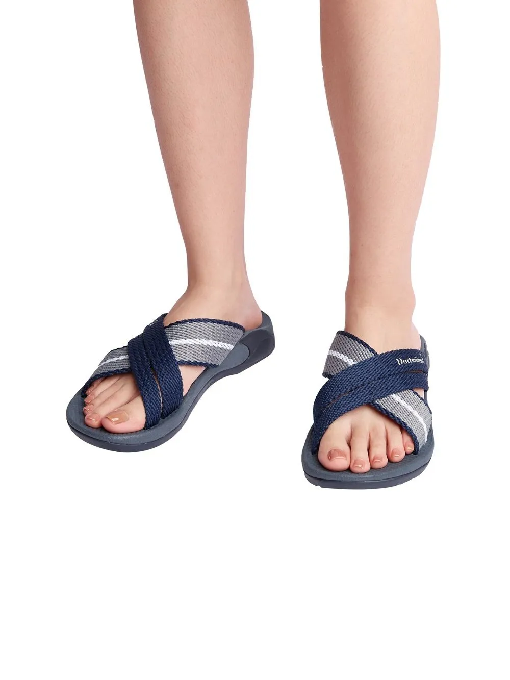 DORTMUEND Navy Blue-Grey - The Orthotics Sandals CC211-1528