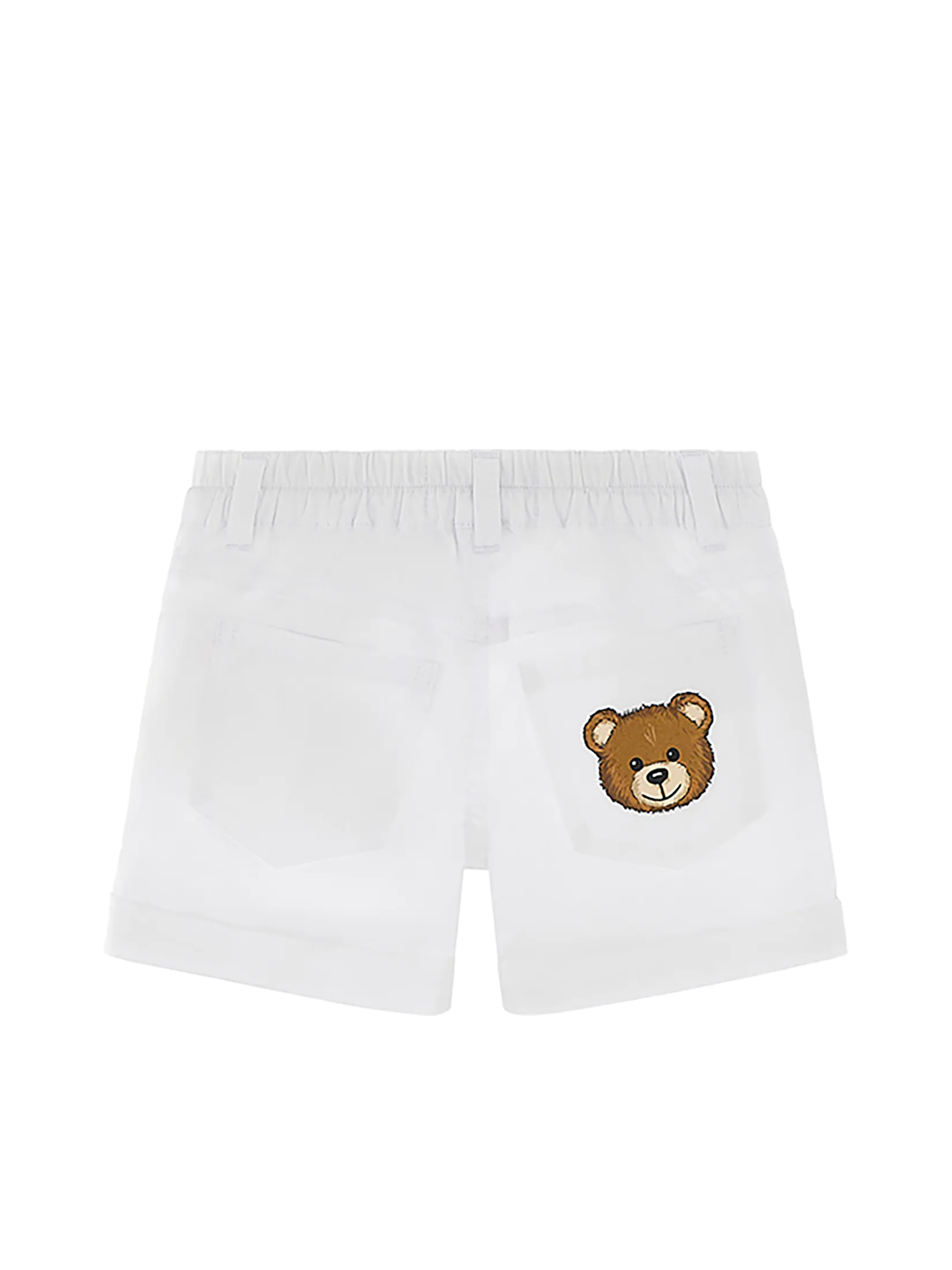 MOSCHINO KID Unisex Toddler Shorts White