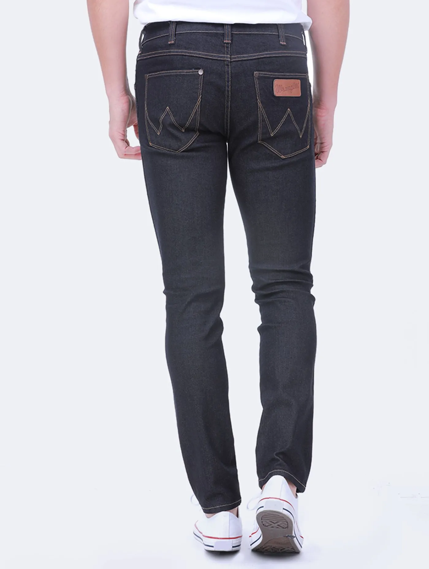 WRANGLER MEN'S JEANS WR WR14X23N NAVY BLUE Low-waist skinny fit (BRYSON)