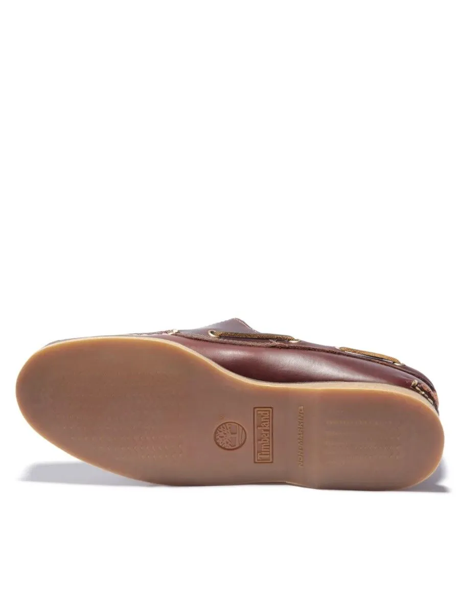 TIMBERLAND Men's 2-EYE CLASSIC Boat Shoe Burgundy