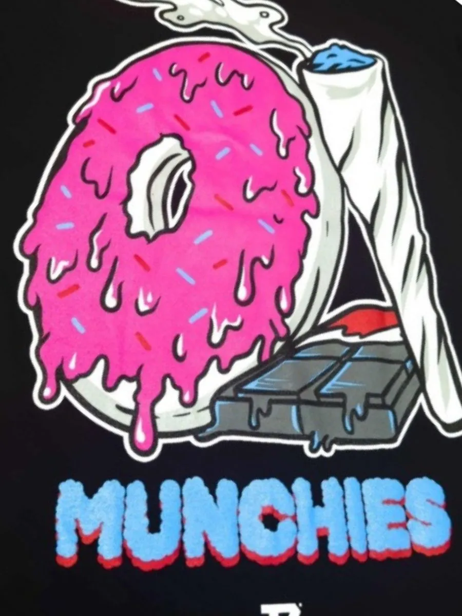 TZ WORLDWIDE MEN T-SHIRT TZ MUNCHIES CONY SHORT SLEEVE BLACK
