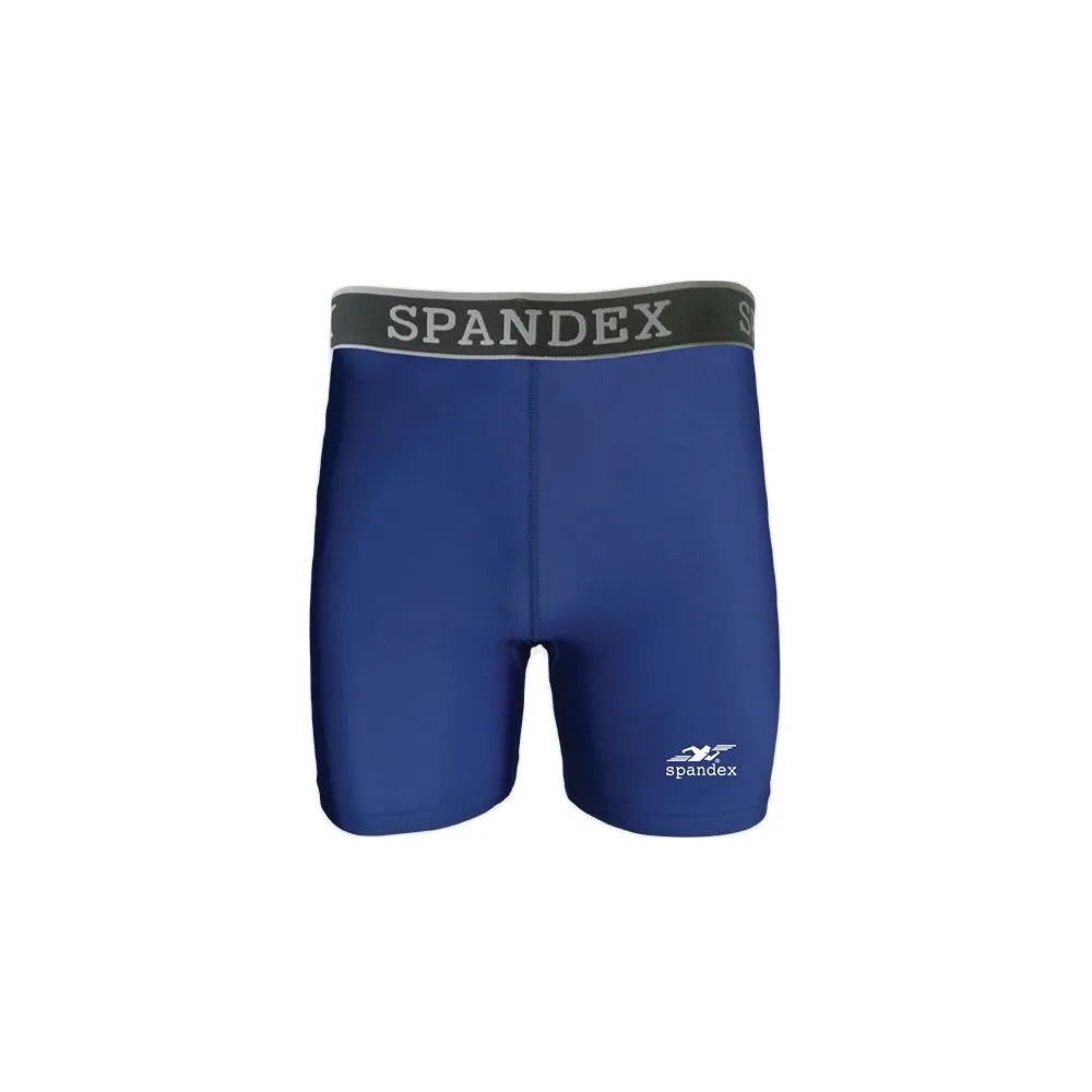 SPANDEX Blue-YP001-Compression short pants