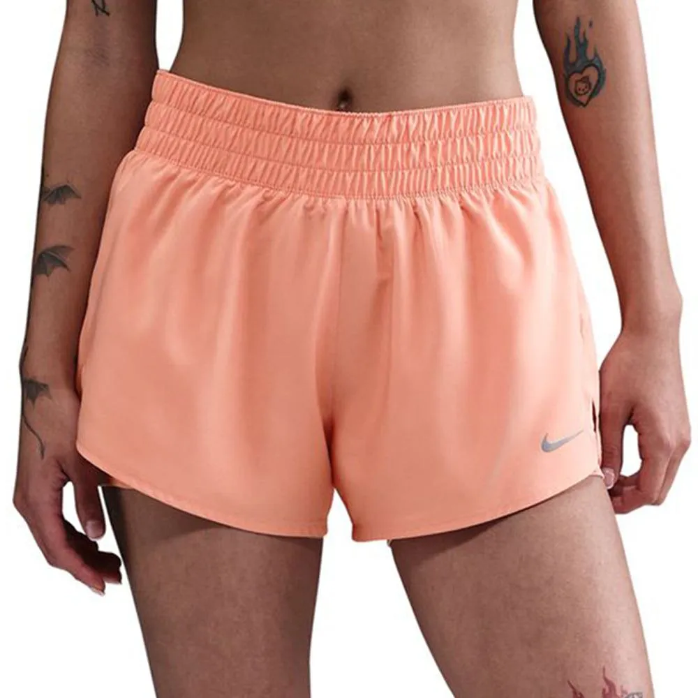 NIKE Women Training Shorts Dri-FIT One Mid-rise 3" 2-in-1 Orange - NI083AP106ENTH