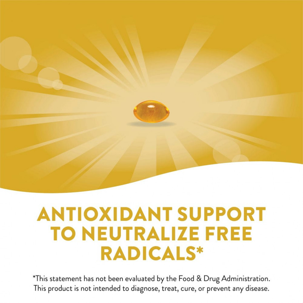 Nature's Way, витамин E, 400 МЕ, 100 мягких таблеток