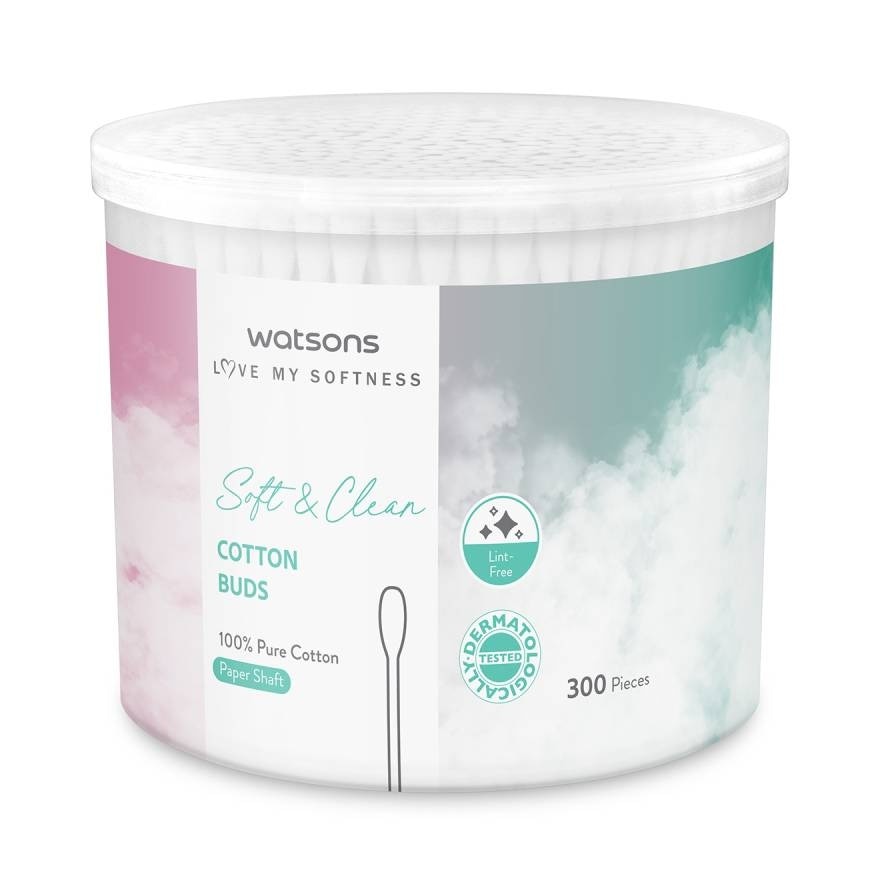 Watsons Paper Shaft Cotton Buds 300 pcs.