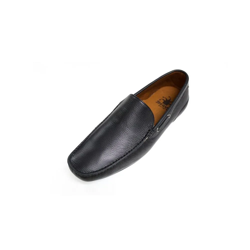 HEAVY Black Leather Loafer VC8787