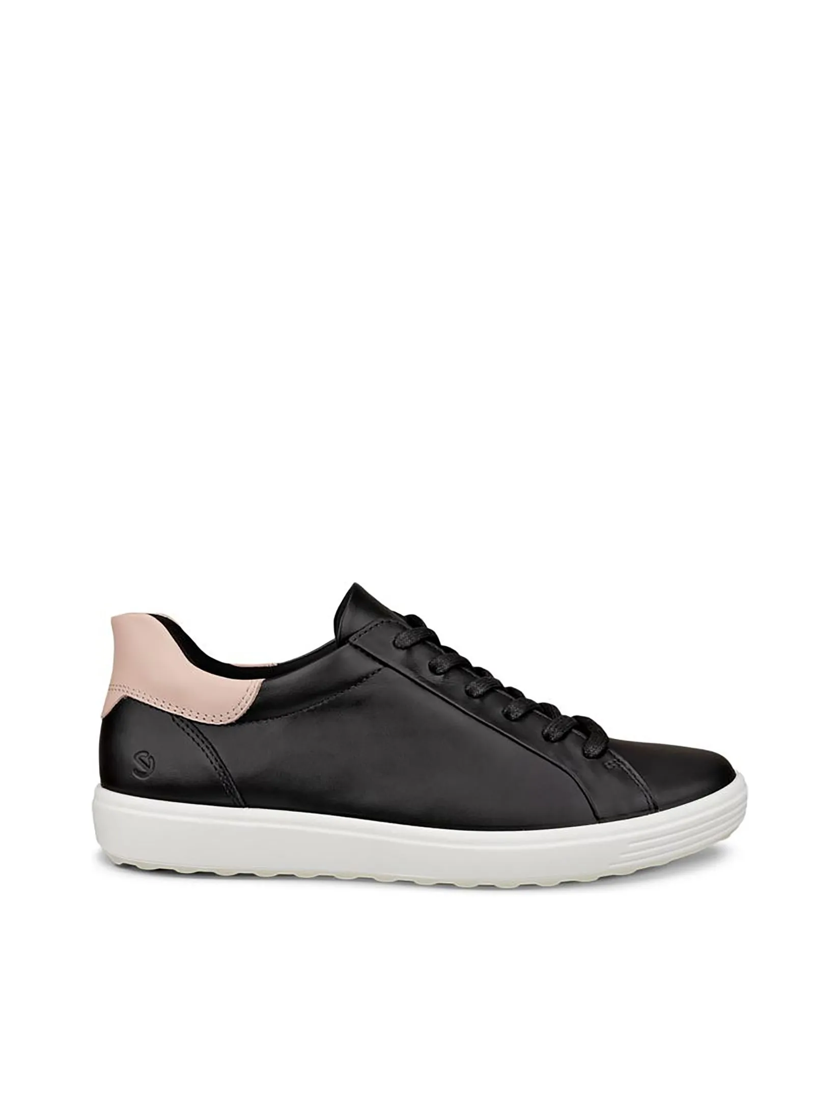ECCO Women Sneakers Soft7 Black/Rose Dust