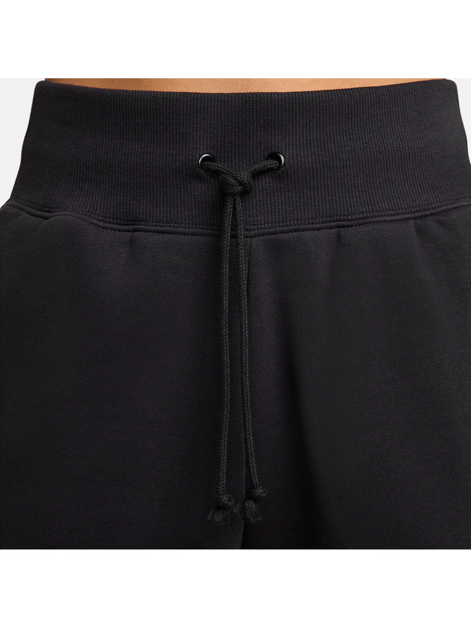 NIKE Women Sweatpants Sportswear Phoenix Fleece DQ5616-010 Black/Sail