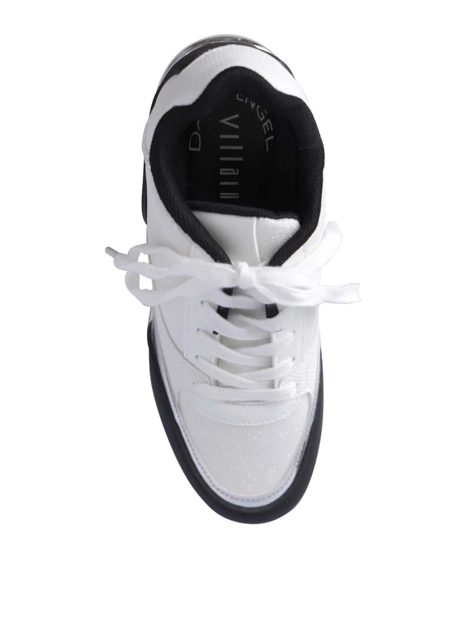 VILLAINS SF JANISE Chunky Sneakers WHITE BLACK