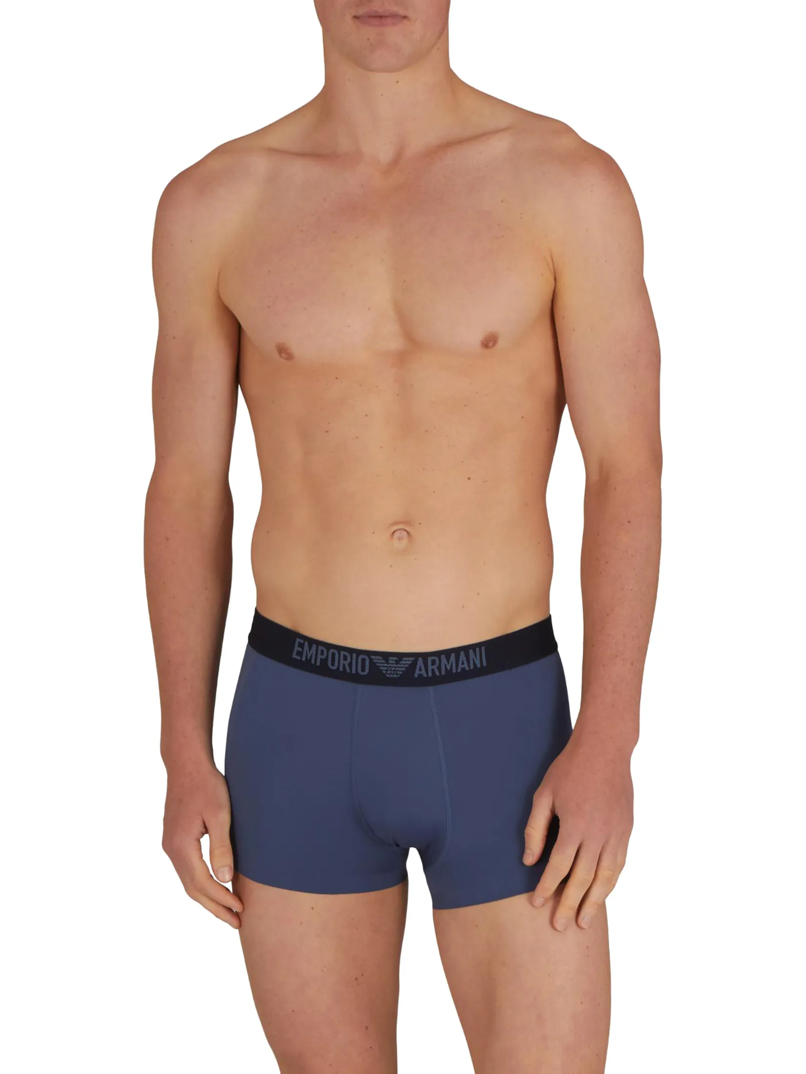 EMPORIO ARMANI Men Underwear Trunk SS25 UB068 Vintage Indigo