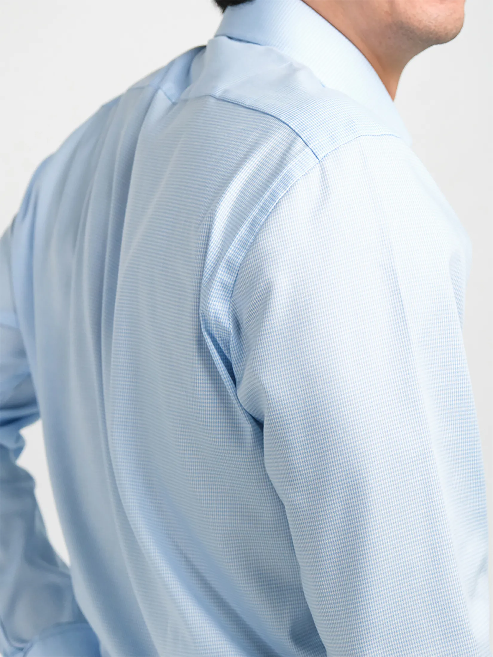 OLYMP MEN SHIRT LONG SLEEVES BUSINESS SHIRT MODERN FIT EASY IRON BLUE