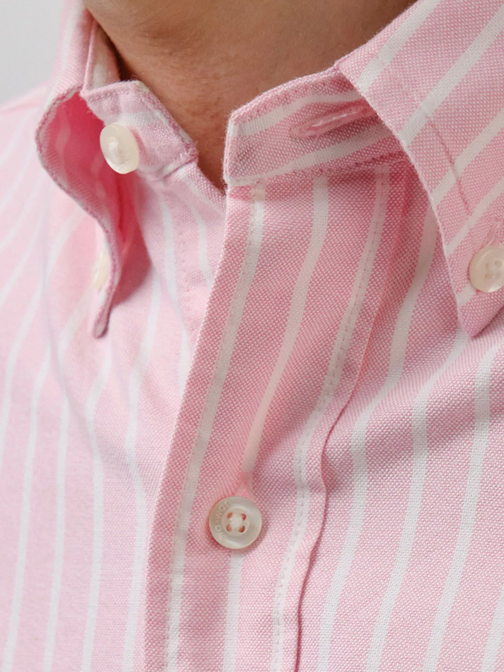 ERA-WON Men's Long sleeve Shirt Regular fit Pink