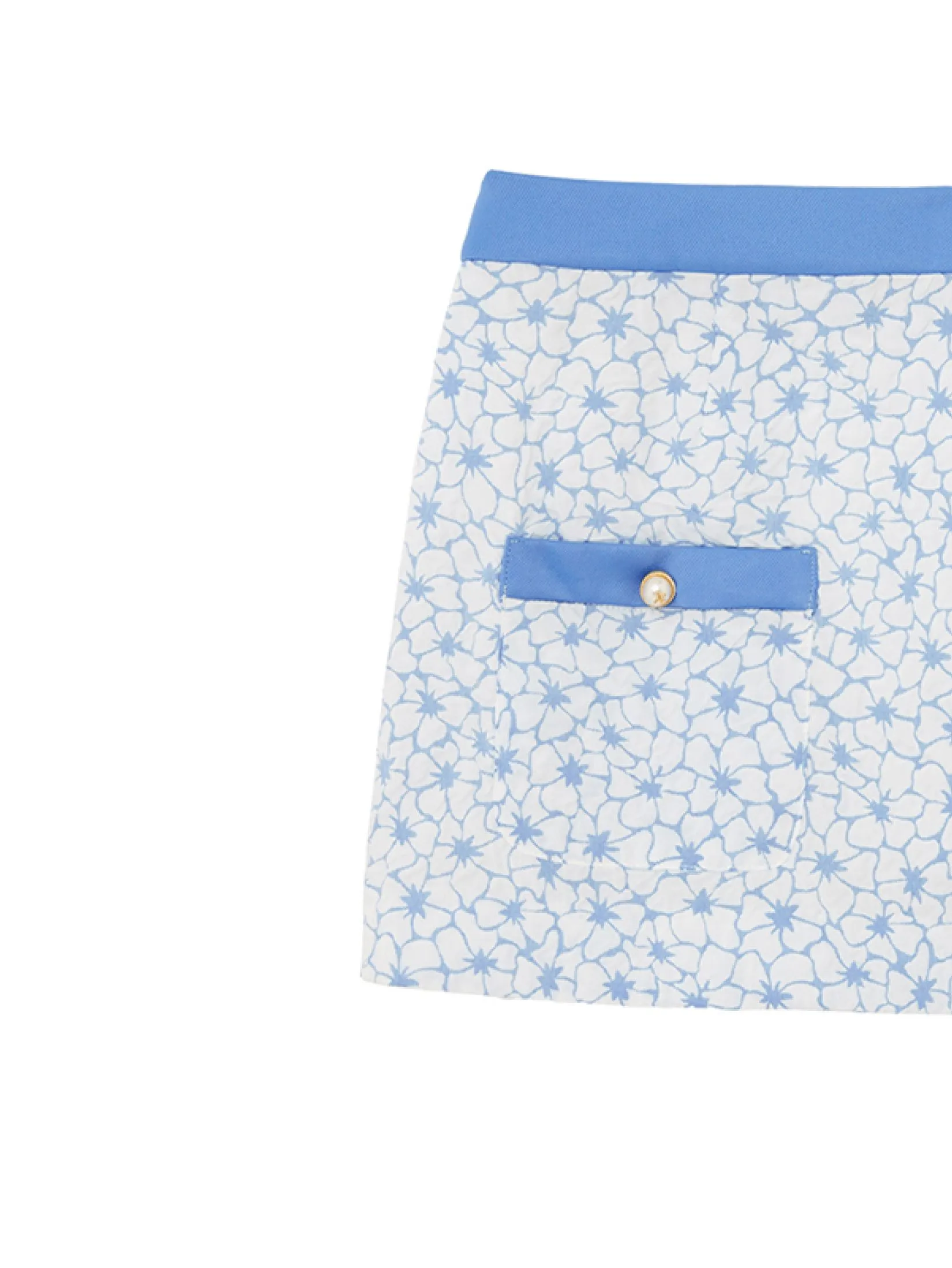 KLOSET (SS23) Women Millingtonia Mini Skirt Blue