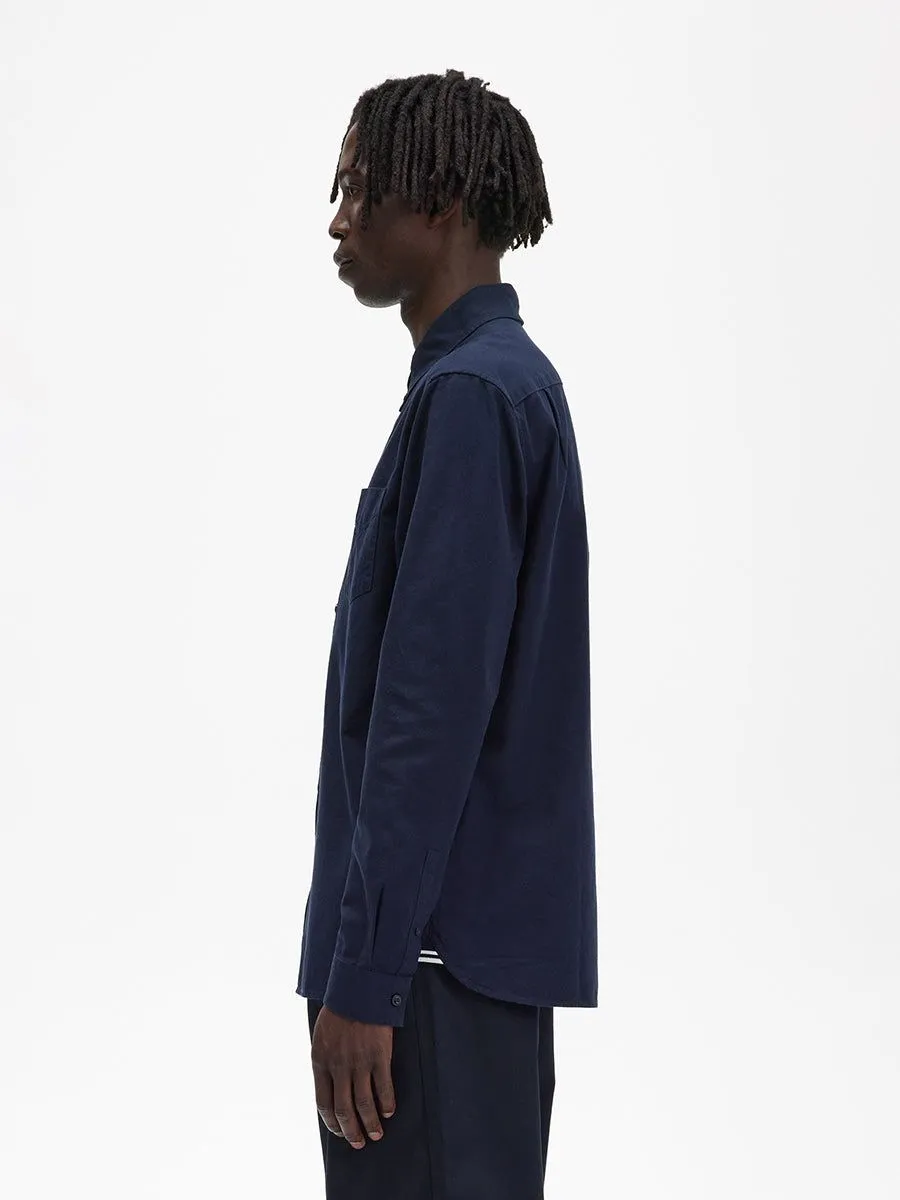 FRED PERRY #Men OXFORDSHIRT Navy Blue