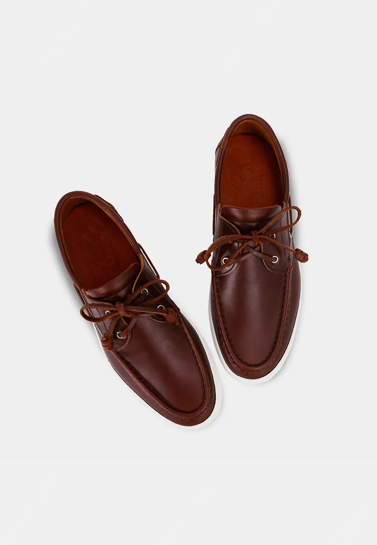 BROWN STONE BROWN STONE NEW YORK BOAT SHOE BRANDY BROWN