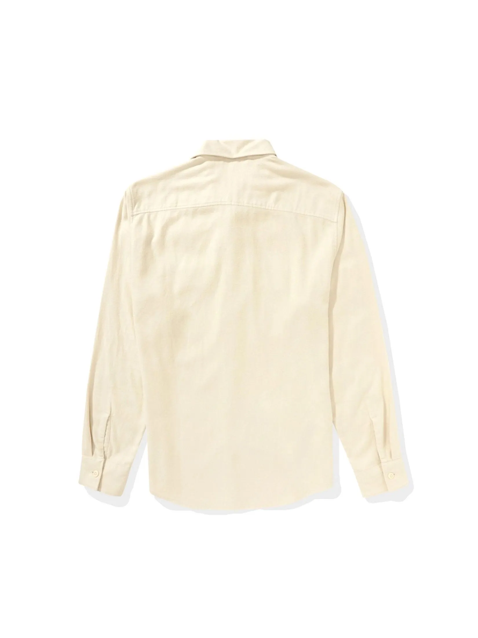 AMERICAN EAGLE MEN ICED LATTE CF CSC MARTIN FLANNEL SHIRT 210 BONE KHAKI