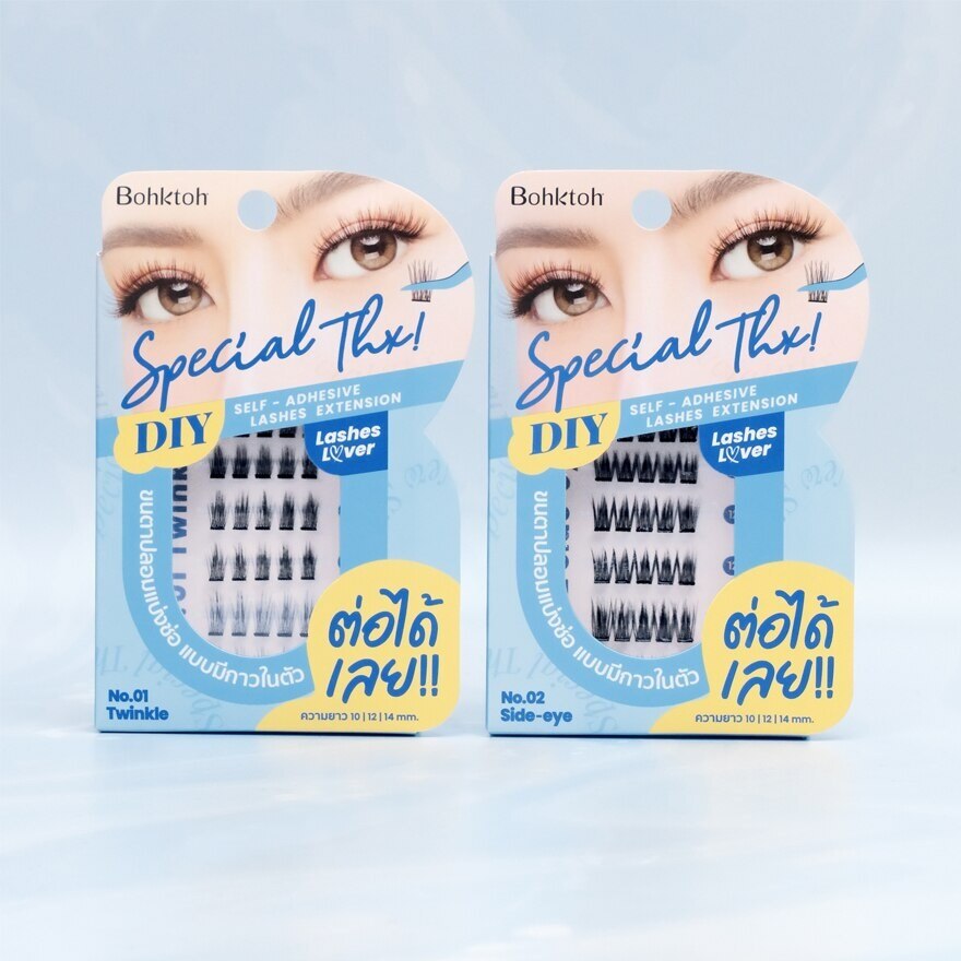 Bohktoh Special Thx Eyelashes 30pcs. 01 Twinkle