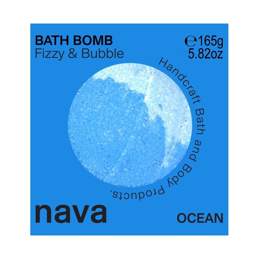 Nava Bubble Bath Bomb Ocean 165 G. - Blue