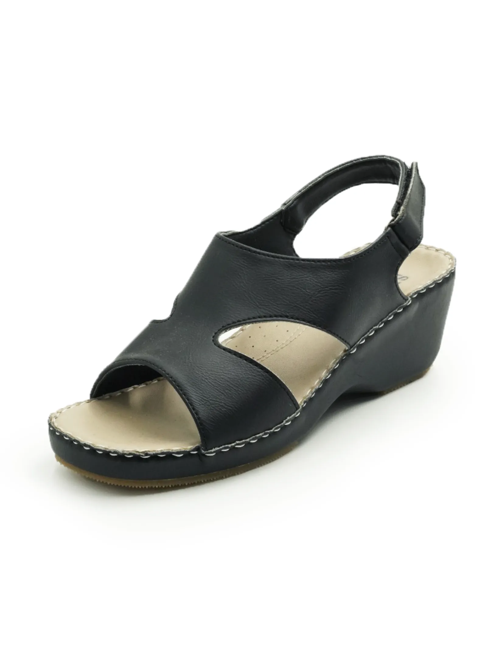 SENSO Women Comfort Sandals E87044 Black
