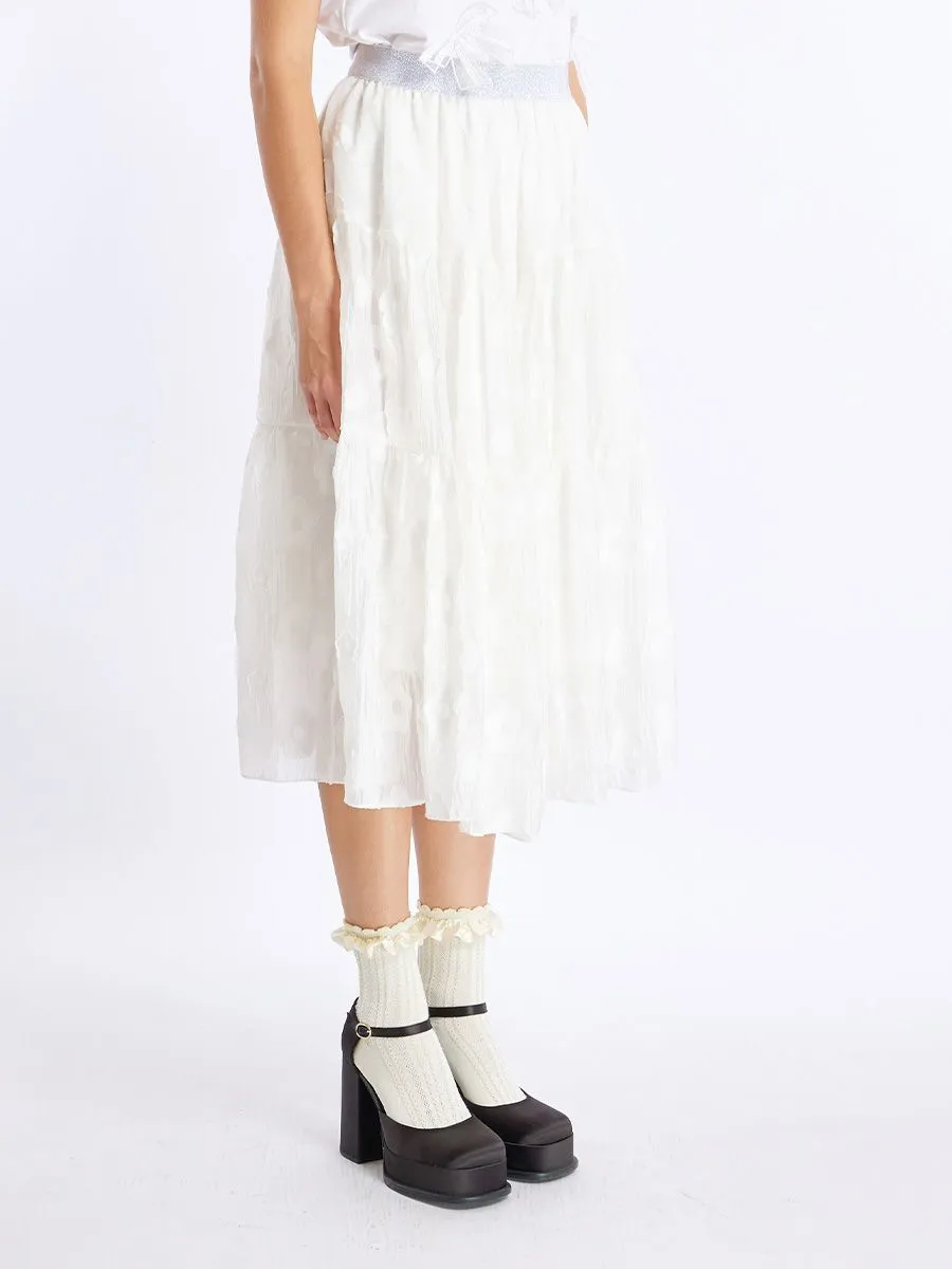 ICONIC WOMAN WHITE LAYLA SKIRT