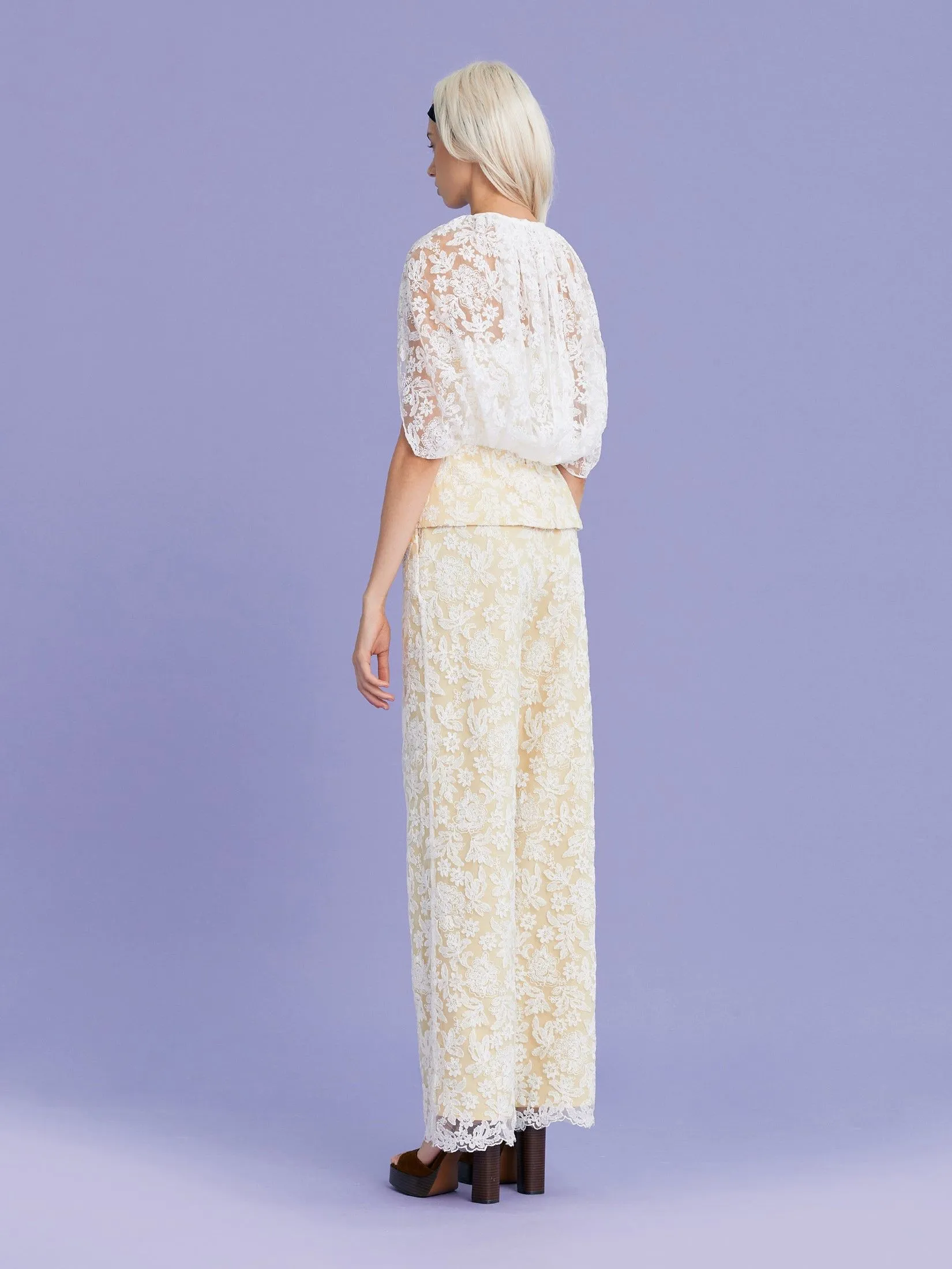 ASV (RS25)Aster Women Straight Pants Yellow