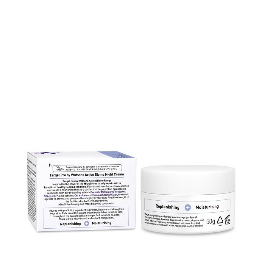 Target Pro by Watsons Active Biome Night Cream 50 g.