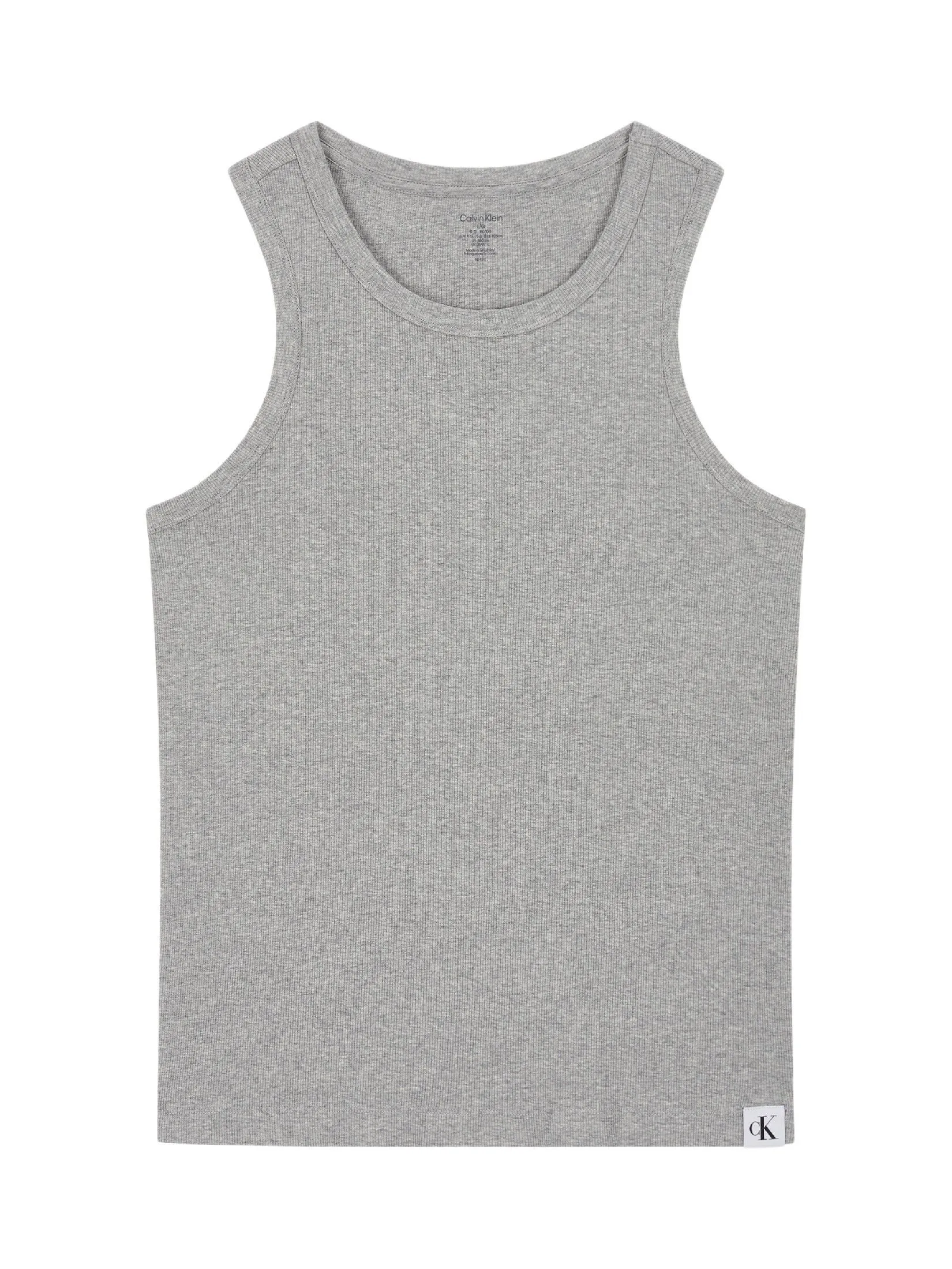 CALVIN KLEIN Men's Cotton Stretch Slim Tank Top Grey