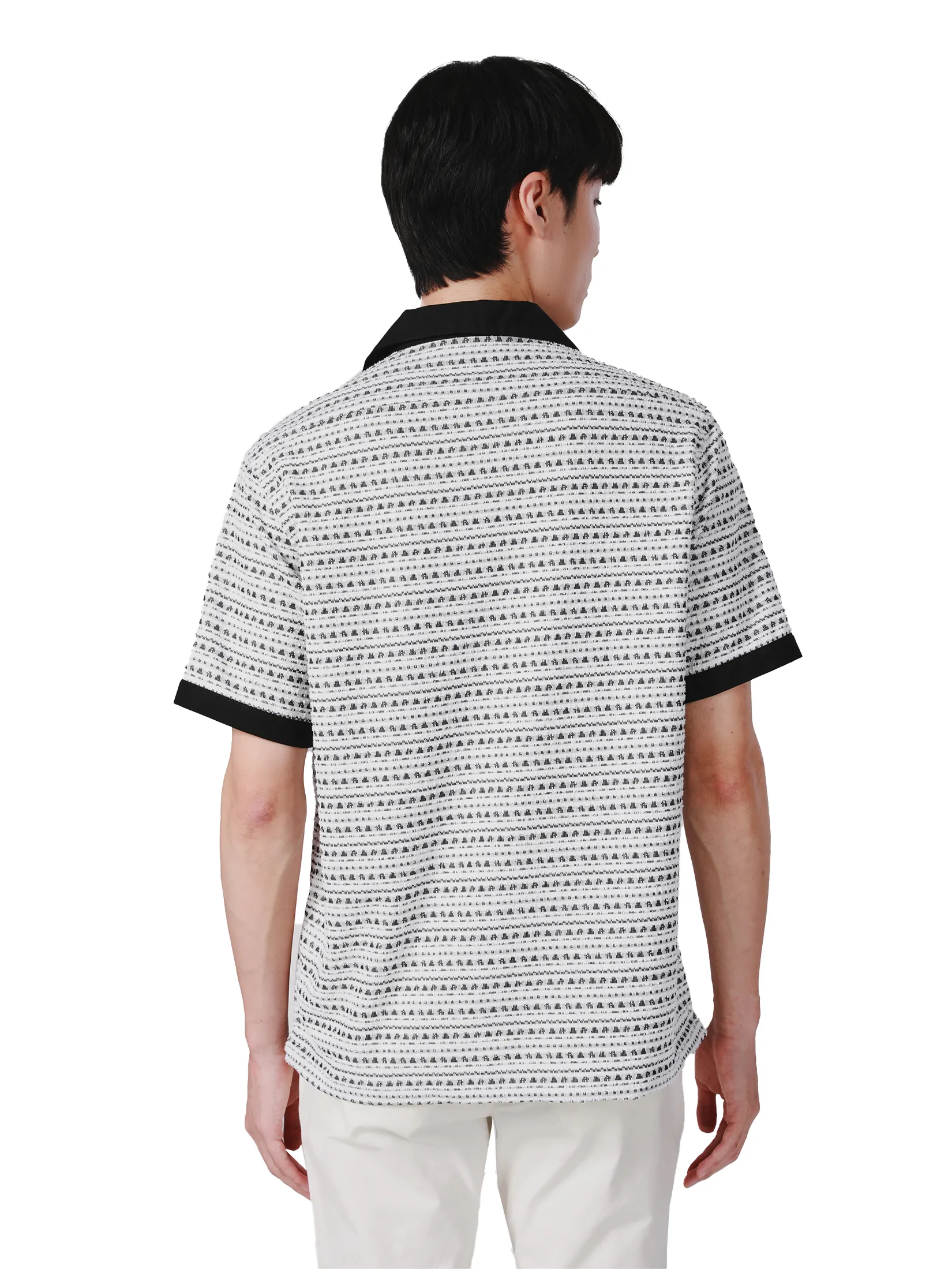 JOHN HENRY Men s Short Sleeves Hawaii Shirts (Relaxed Fit) SONGKRAN FESTIVAL Black