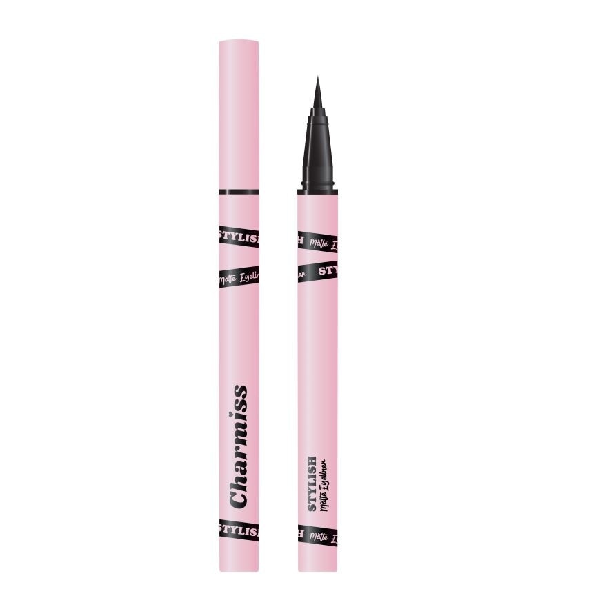 Charmiss Stylish Matte Eyeliner 0.5ml Black - black