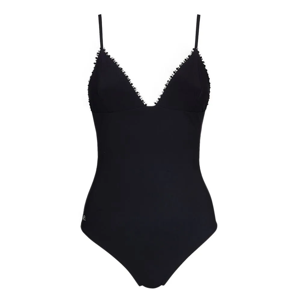 ANGELYS BALEK BLACK BEADED CAMI WOMEN SWIMSSUIT