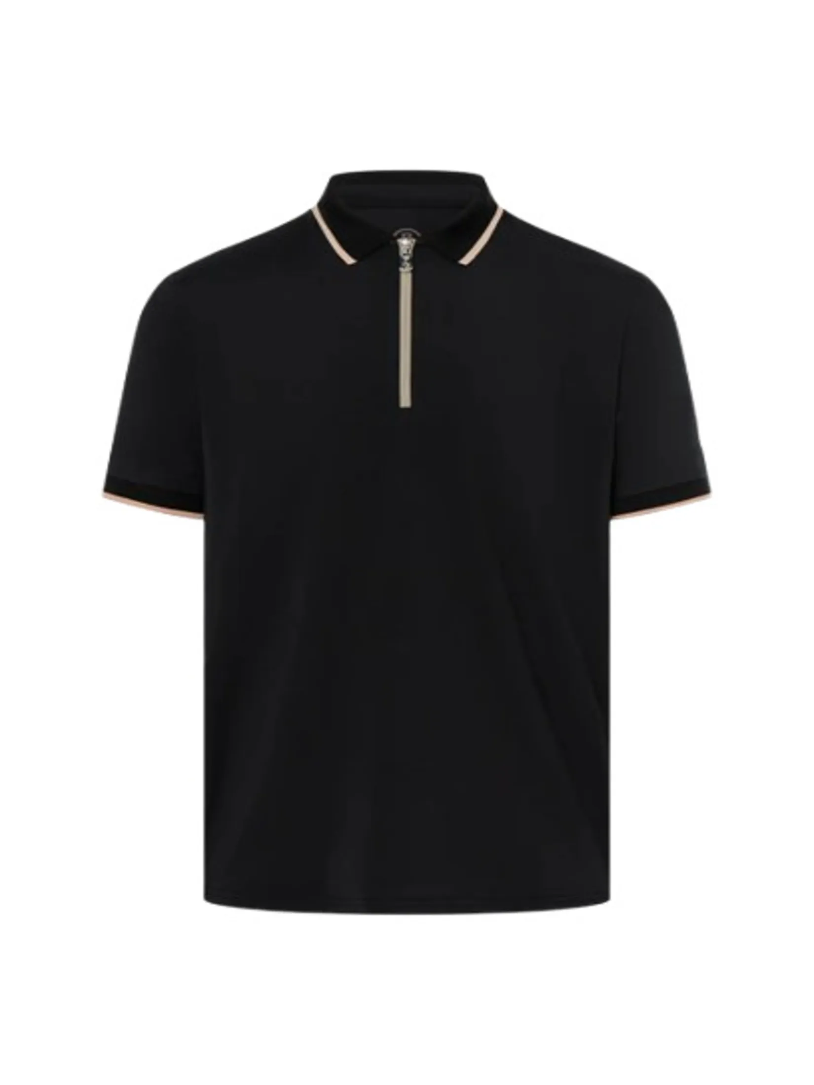 BOGNER MEN CODY HALF SLEEVE POLO IN BLACK