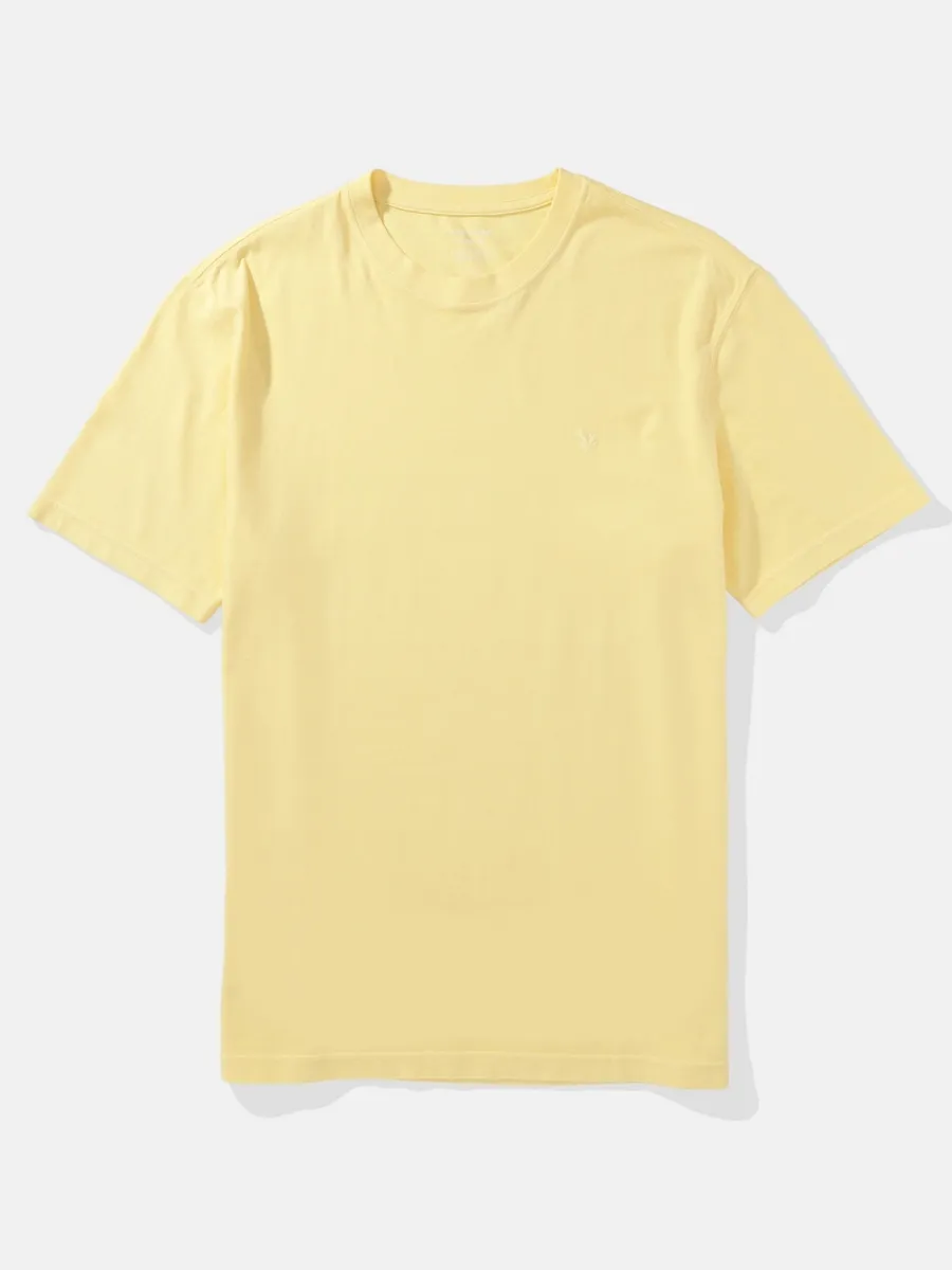 AMERICAN EAGLE MEN K - INTL SS BUTLER TEE RGD 799 YELLOW INFUSION