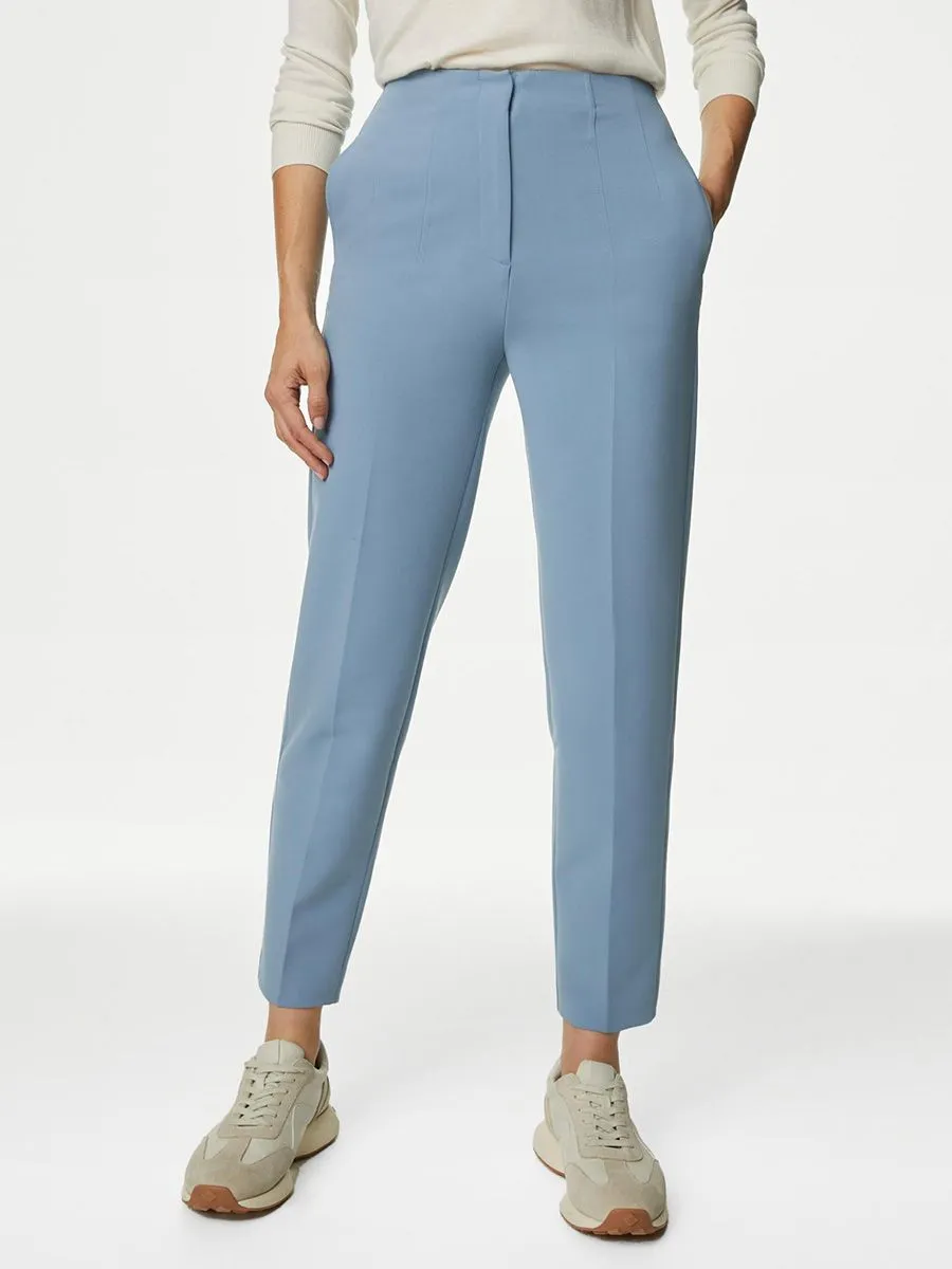 MARKS & SPENCER Women Trousers Tapered Ankle Grazer