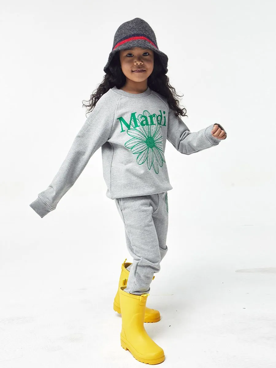 MARDI MERCREDI LES PETITS Sweat Pants Original Univ Grey Green