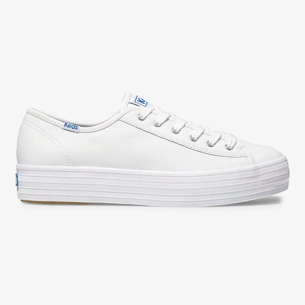 KEDS WHITE Keds TRIPLE KICK LEATHER