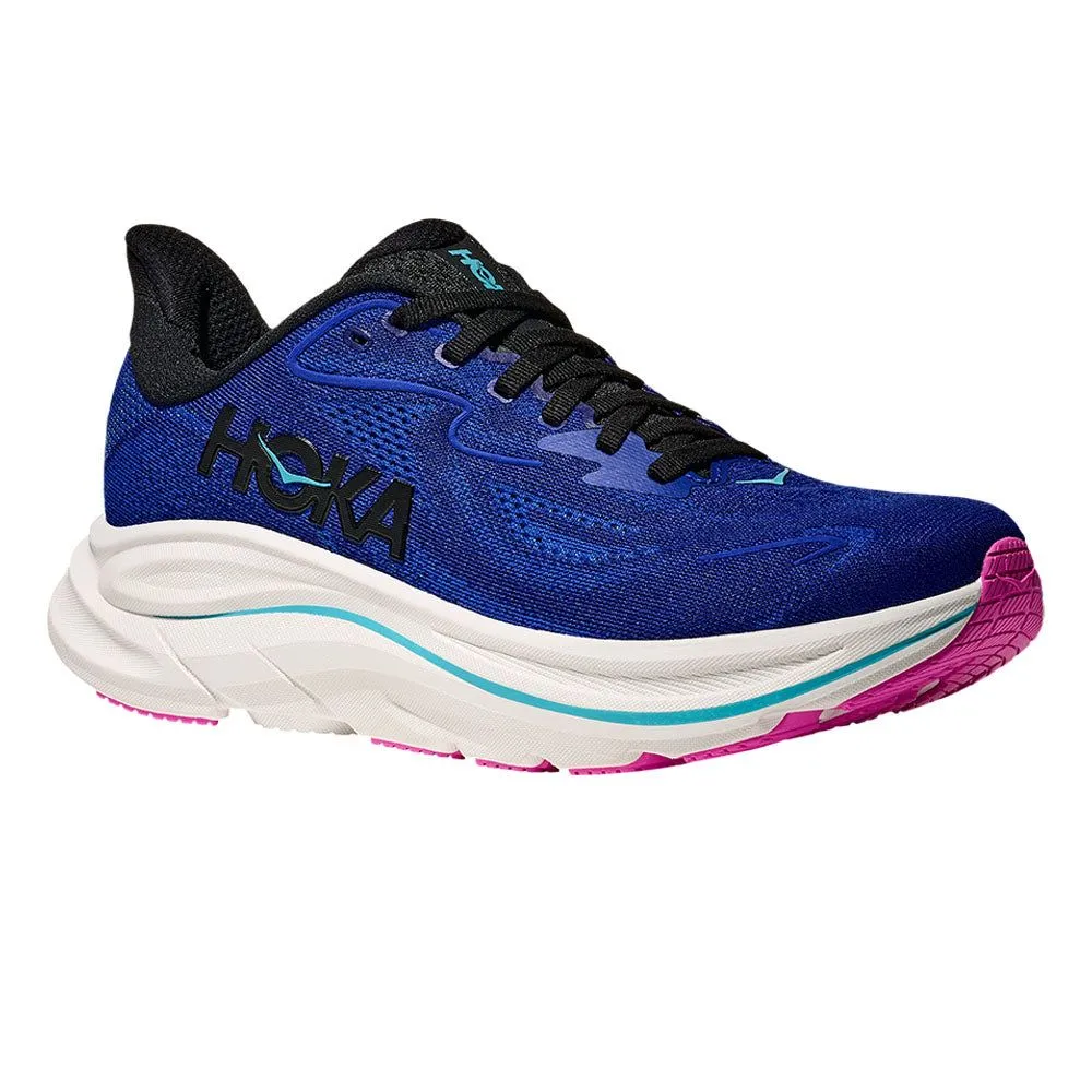 HOKA Women Running Shoes Clifton 10 Wide Blue - HO229SH163ELTH