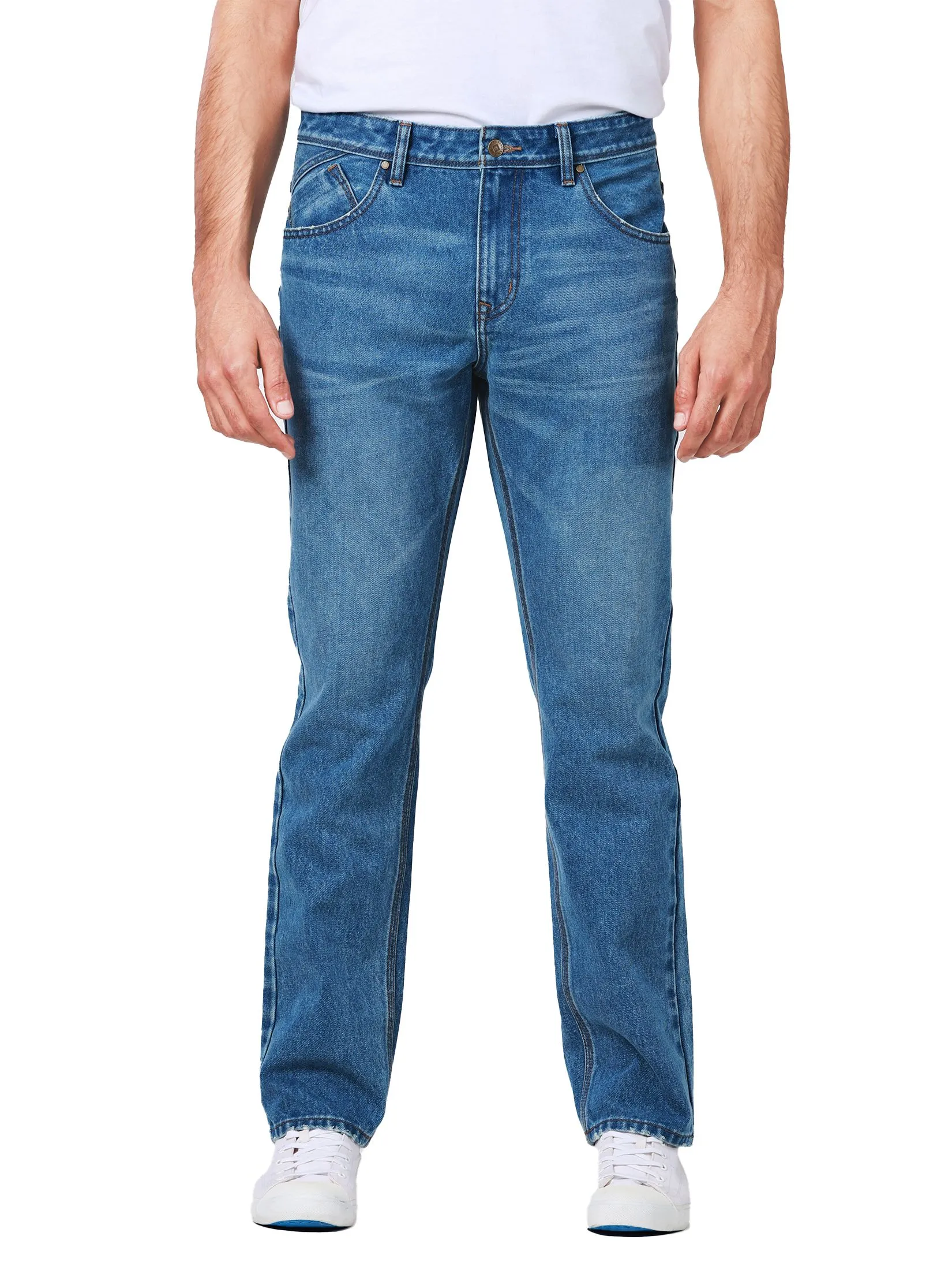JOHN HENRY Men's Jeans (Regular Fit) DENIM Mid Indigo