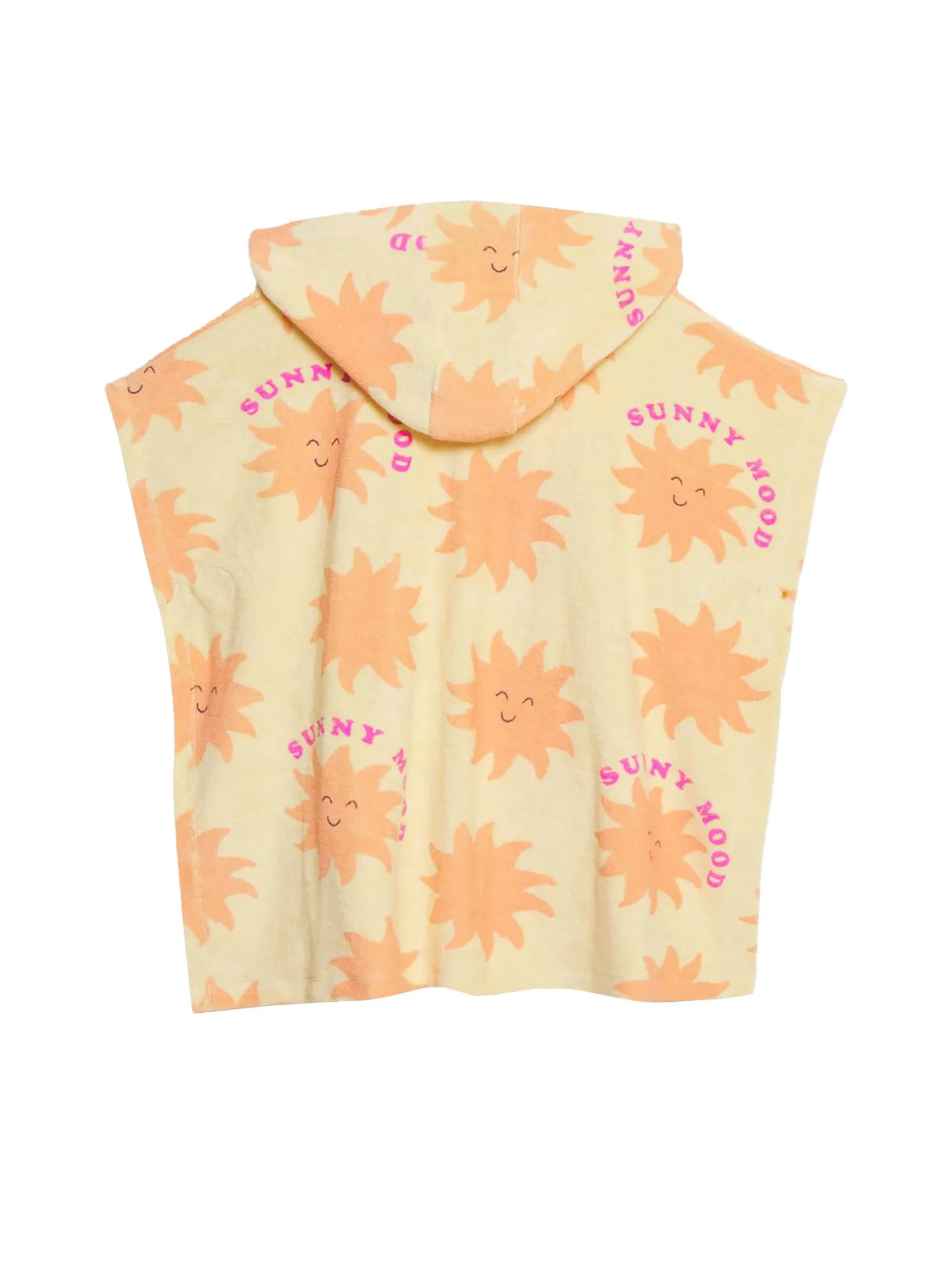 MARKS & SPENCER KIDS Girl Toddler Sun Toweling Poncho Pure Cotton Yellow Mix