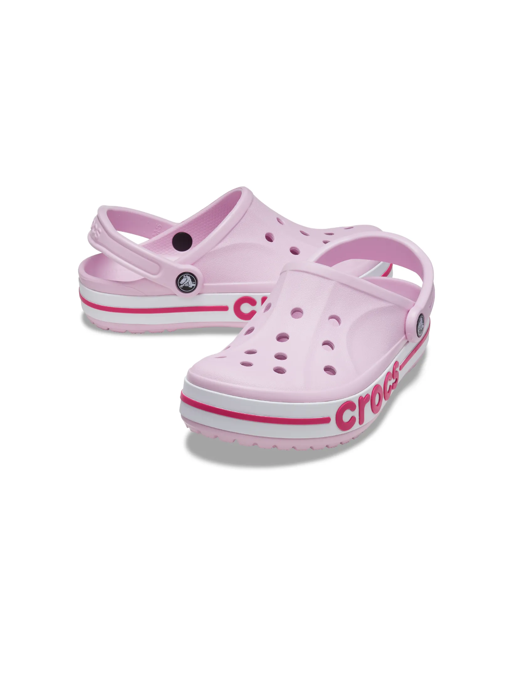 CROCS UNISEX BAYABAND CLOG - BALLERINA PINK/CANDY PINK