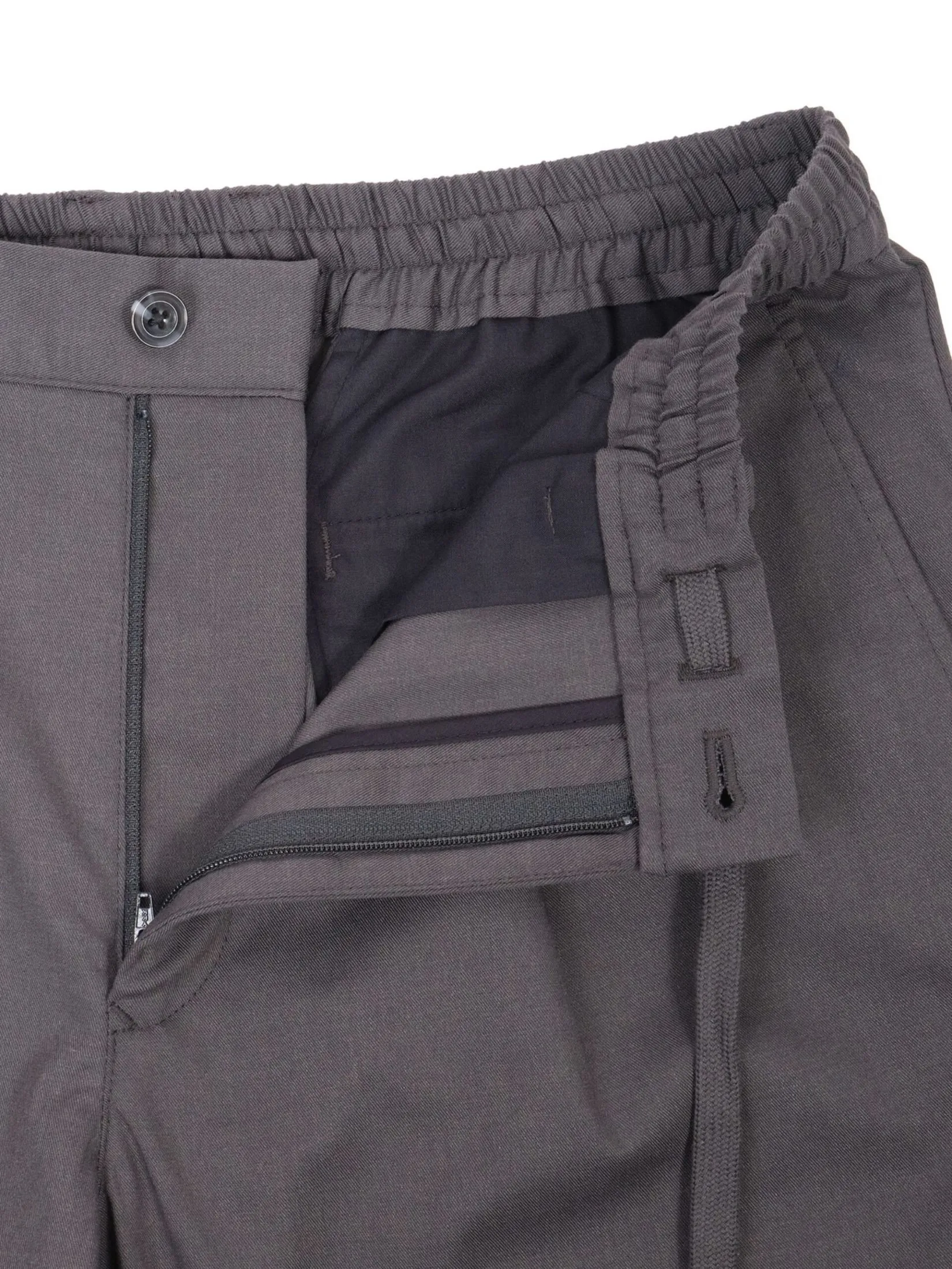 TAKEO KIKUCHI MEN GREY TWILL UV PROTECTION ELEPHAR EASY PANTS
