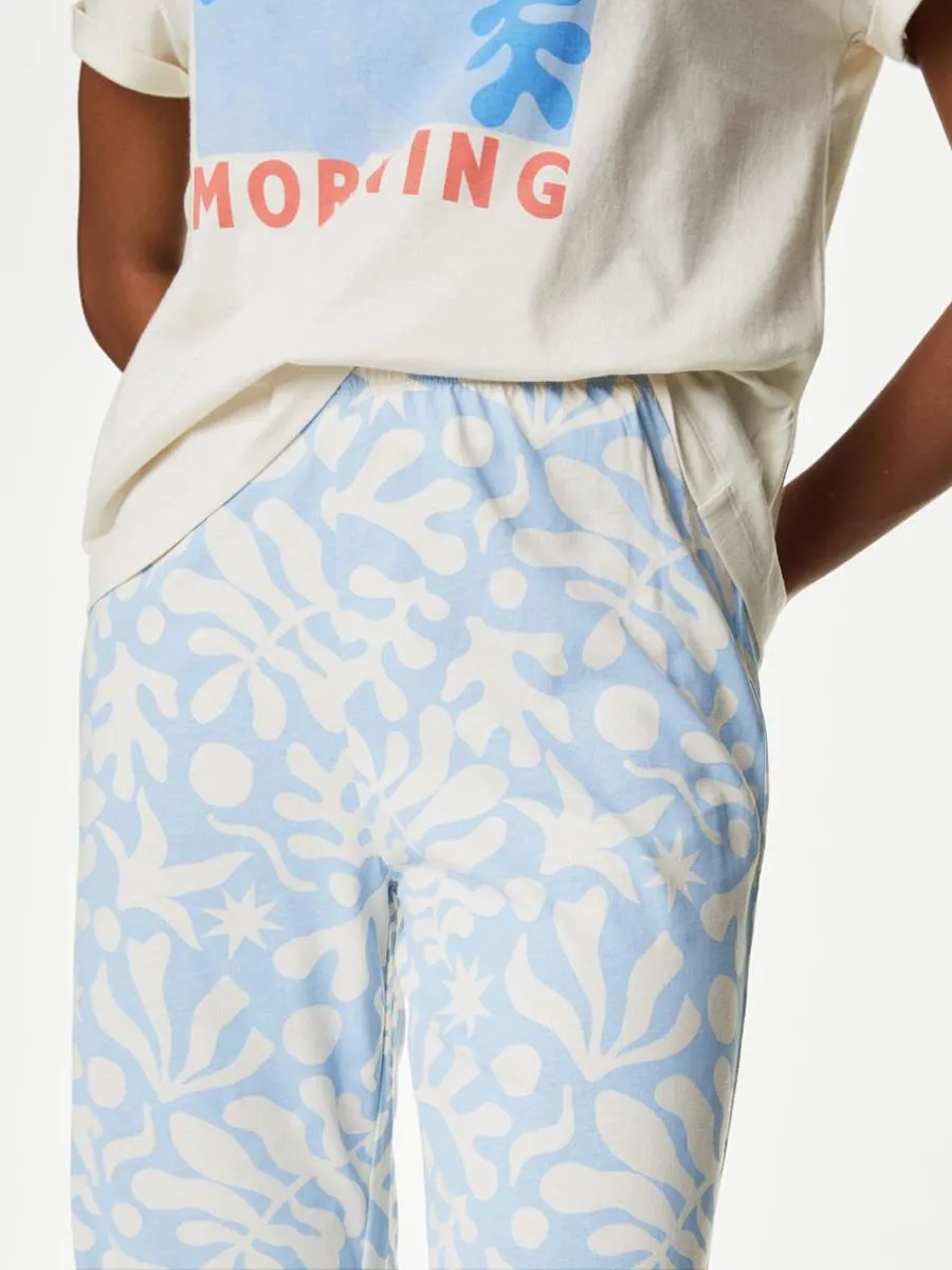 MARKS & SPENCER Women Pyjama Set Pure Cotton Printed