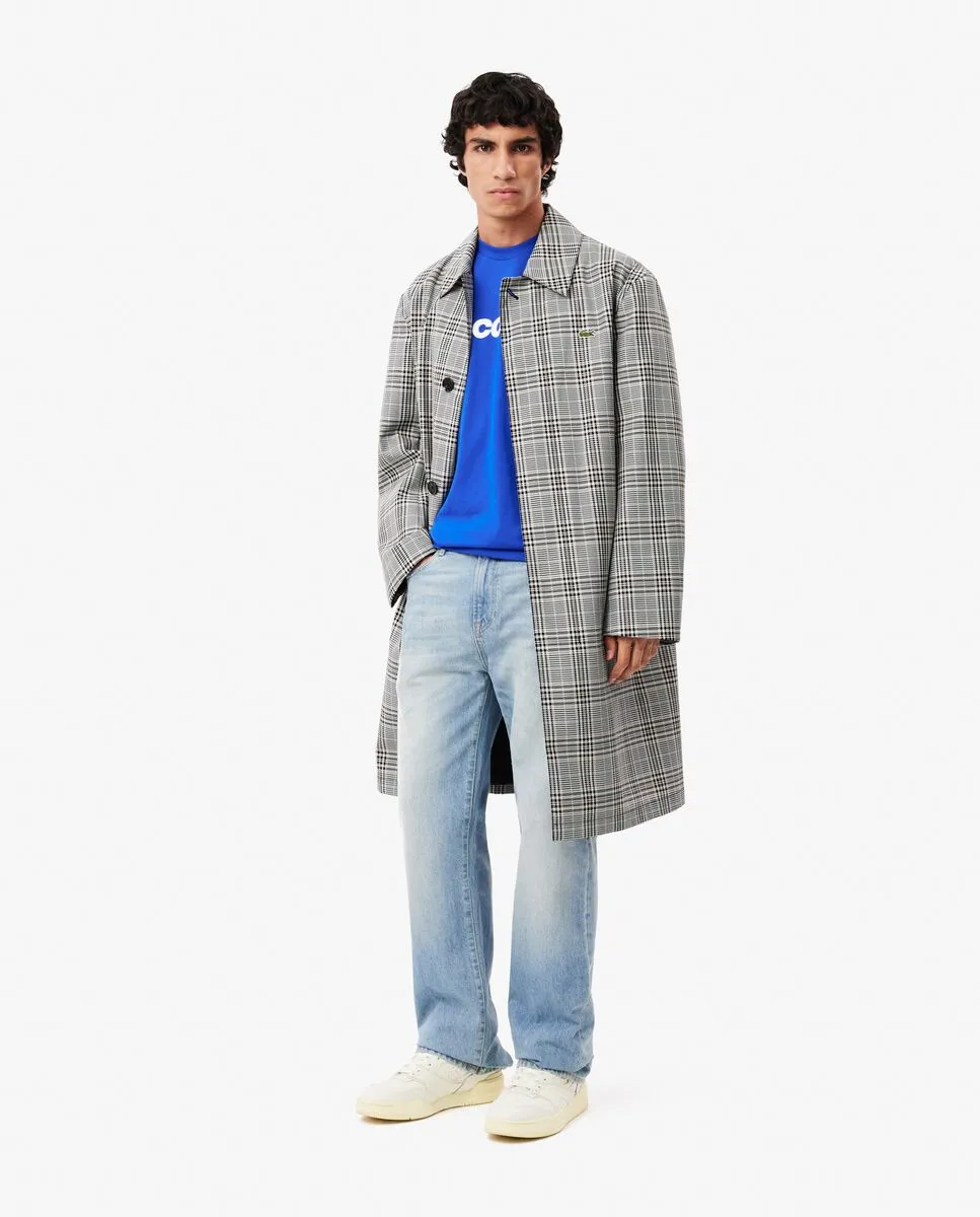 LACOSTE Heavy Cotton Logo T-shirt Blue